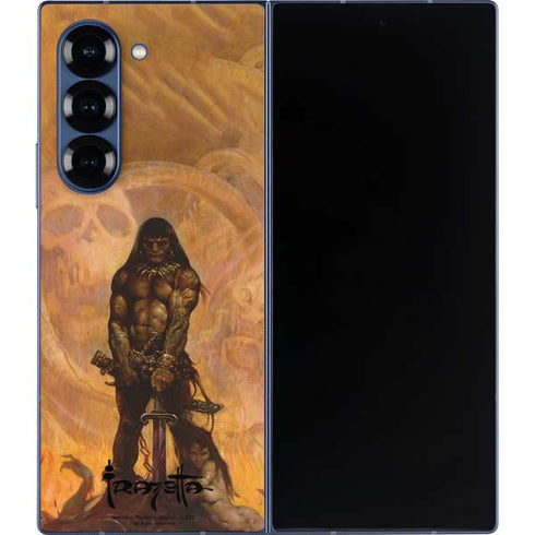 Barbarian by Frazetta Galaxy Z Fold6 Skin